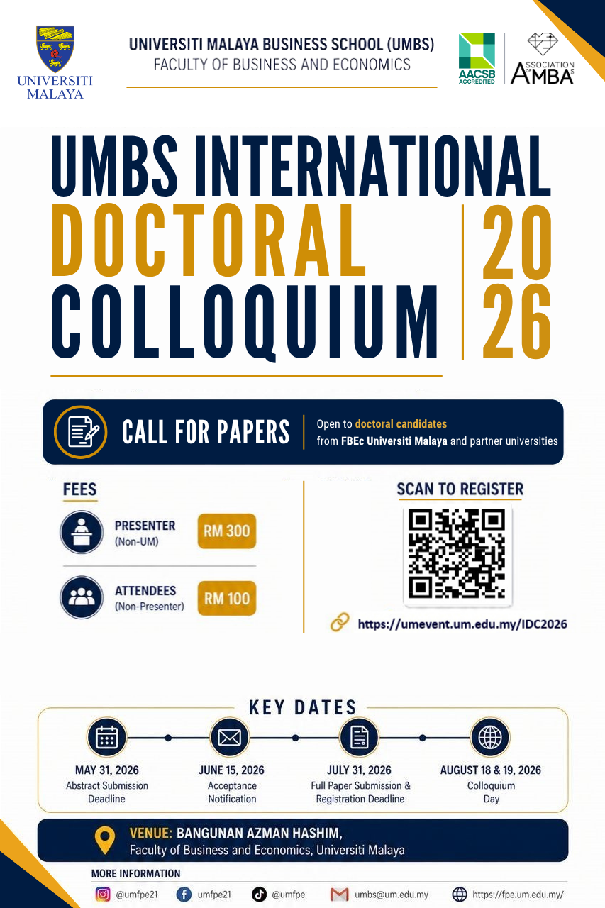 UMBS International Doctoral Colloquium 2026